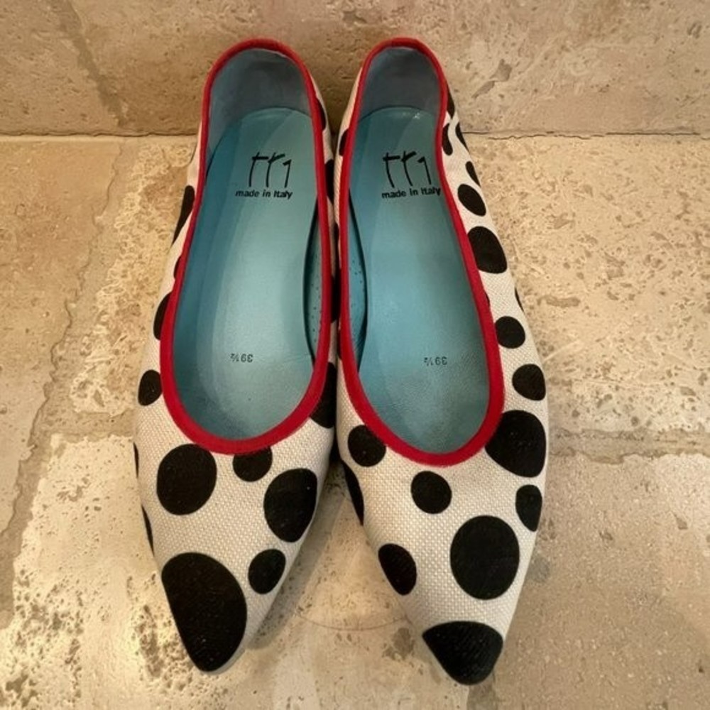 Thierry Rabotin Polka Dot Flats - Size 39.5